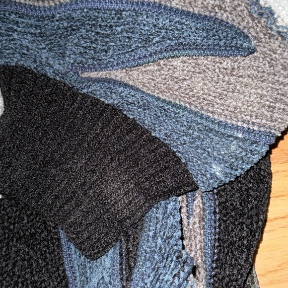 Tundra Canada Size Medium Unisex Abstract Knit Cosby Sweater Vintage 90s Y2K 3D - Picture 3 of 9